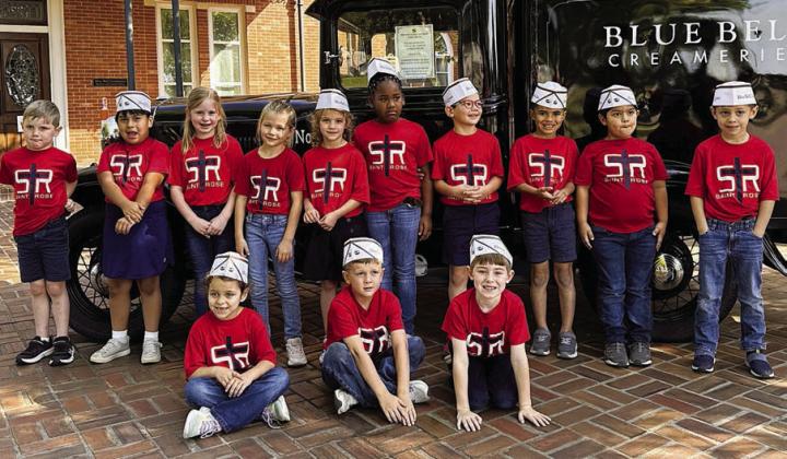 St. Rose kindergarten visits Blue Bell