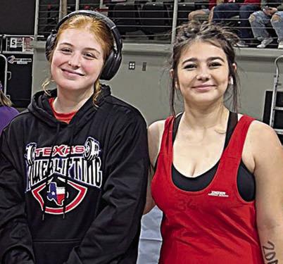Also qualifying for regional were (from left) Katry Kobza and Lilly Wotipka.