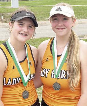 LANDRY ZAPALAC &amp; REAGAN DUSEK 2nd Place, JV Girls’ Doubles