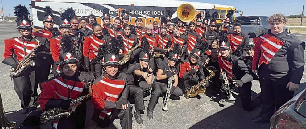 Shorthorn Band takes part in Brazos Valley Marching Festival