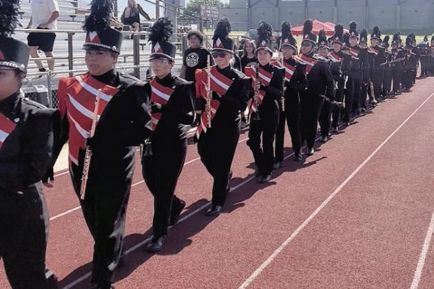 Shorthorn Band takes part in Brazos Valley Marching Festival