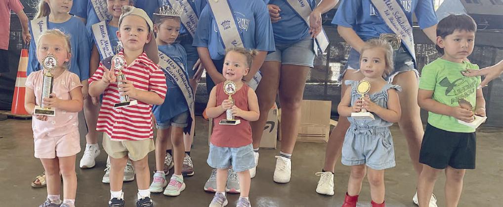 2- &amp; 3-year-olds – (front, from left) Emee Hudec, first place; Craig Hudec, second place; Anna Janecka, third place; Sloane Goodwine, fourth place; and Brooks Vanicek, sixth place. Not shown: Penny Hessel, fifth place. Sticker Photo By Darrell Vyvjala