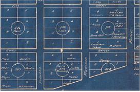 Detail from early plat map of the Faison-Ligon addition in La Grange showing the location of the Freedmen’s School in Lot 1 of Block 512 – Original Map Courtesy of Fayette Heritage Museum &amp;amp; Archives