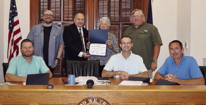 Award presented to Historical Commission