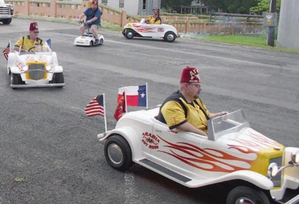 As always, the Arabia Shriners of Houston added to the Grand Parade with their assortment of vehicles. Sticker Photo By Darrell Vyvjala