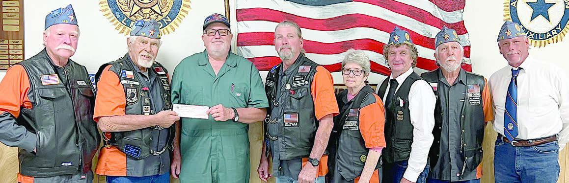 Legion Riders donate to Wheelchair Ramps organization