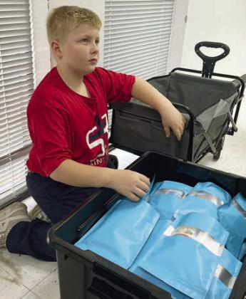 St. Rose students make kits for Stanzel Family Foundation program