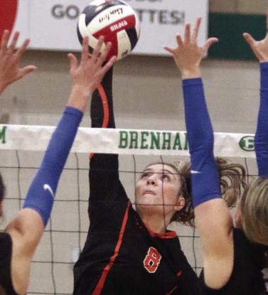 Greenli VanZandt in game two. Sticker Photo By Darrell Vyvjala