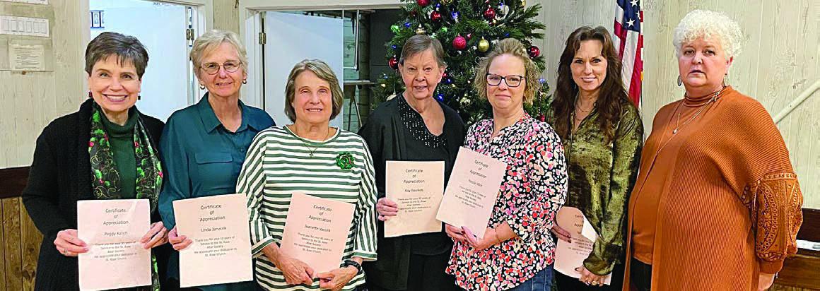 St. Rose Altar Society recognizes members