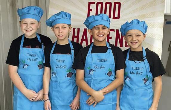 Turnip th e Beet – (from left) Haddie Krebs, Harper Malota, Brady Noska and Canaan Beseda.