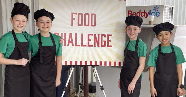 Kucumber Kids – (from left) Langley Murphy, Helen Streiff, McKenna Zarosky and Cash O’Neal.