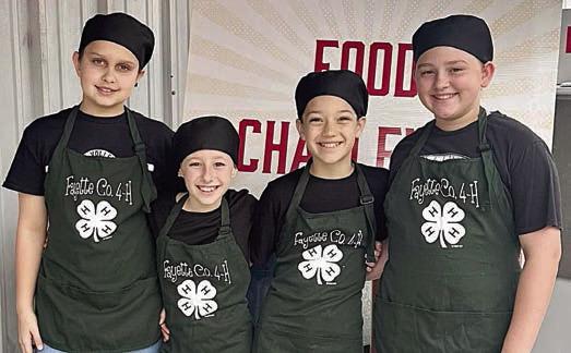 Slice N Dice – (from left) Lydia Beseda, Ainsley Murphy, Raelynn Beseda and Henley Sodek.