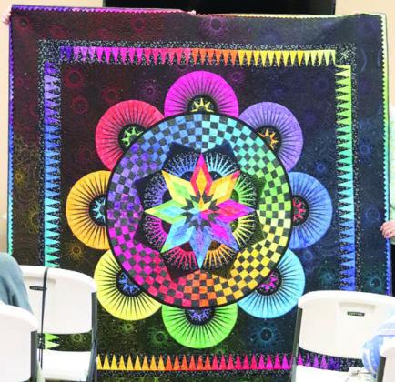 An award-winning quilt by Ann Moore.