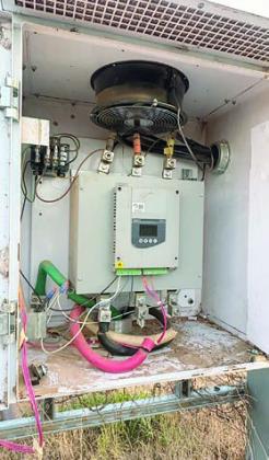 Copper wire theft reported