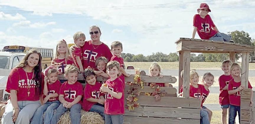St. Rose 3K and 4K students enjoy field trip to Rocky Creek Corn Maze