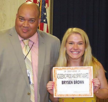Academic Pride &amp; Spirit Award
