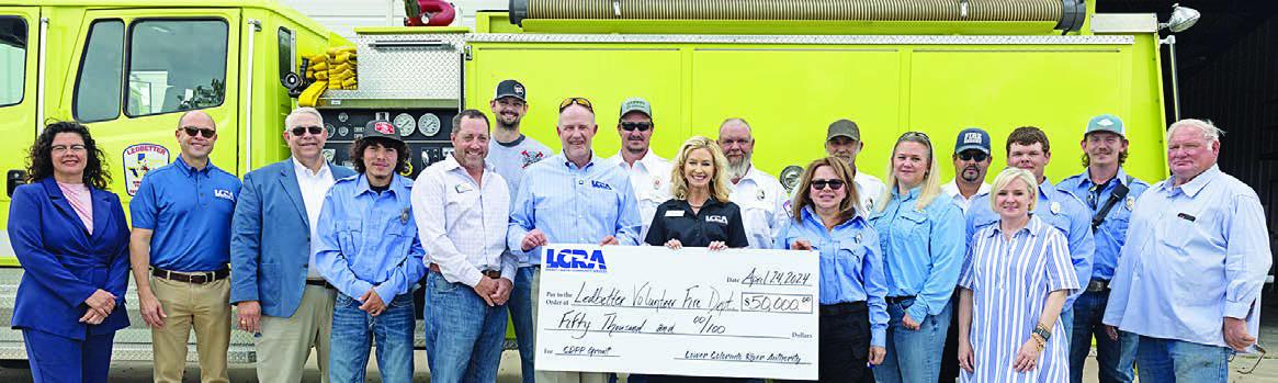 LCRA awards grant to Ledbetter Volunteer Fire Dept.