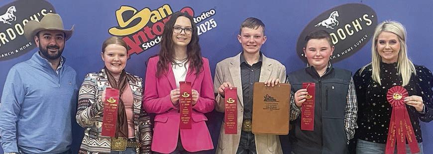 Fayette County 4-H’ers compete in livestock judging at San Antonio show