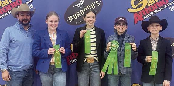 Fayette County 4-H’ers compete in livestock judging at San Antonio show