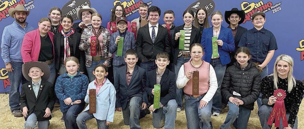 Fayette County 4-H’ers compete in livestock judging at San Antonio show