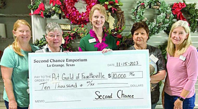 ARTs gets $10,000 donation from Second Chance