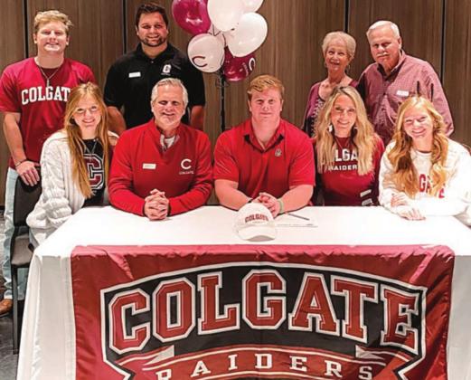 Niesner signs to play football for Colgate
