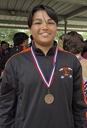 Shorthorn Trey Silcox earned a medal at the District 28-2A cross country meet by placing ninth in the junior varsity division.