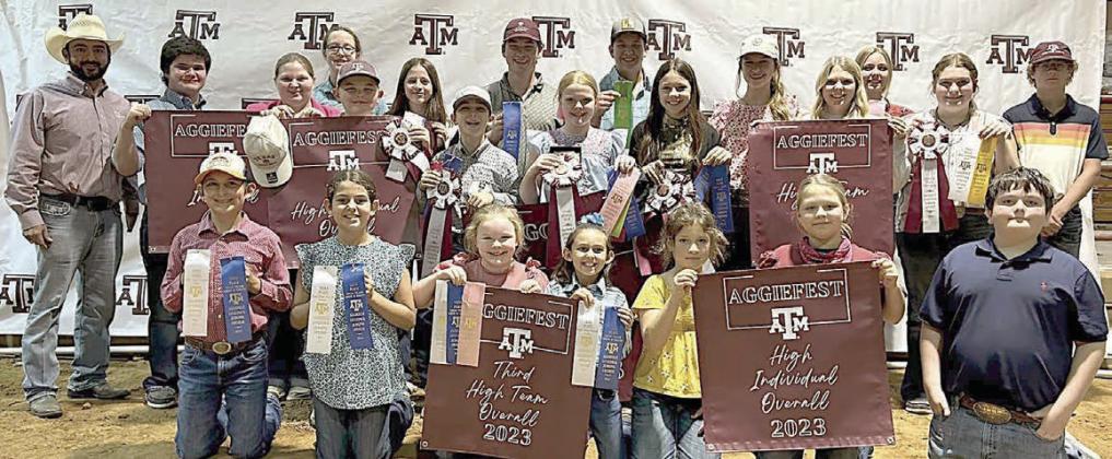 4-H’ers compete in Aggiefest judging contest