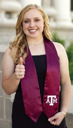 Alyssa Otto graduates Magna Cum Laude at A&amp;M