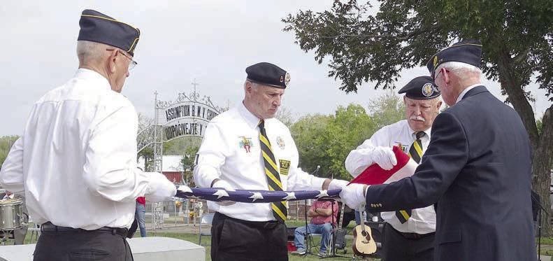 Annual Veterans Day observance held in Praha on Sunday