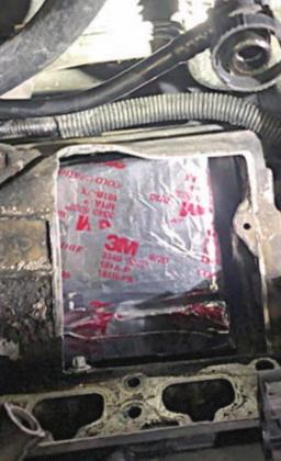 The cocaine was concealed in an aftermarket compartment built into the transaxel in the undercarriage of the vehicle