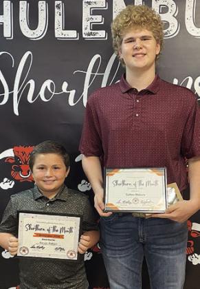 SISD Students of the month