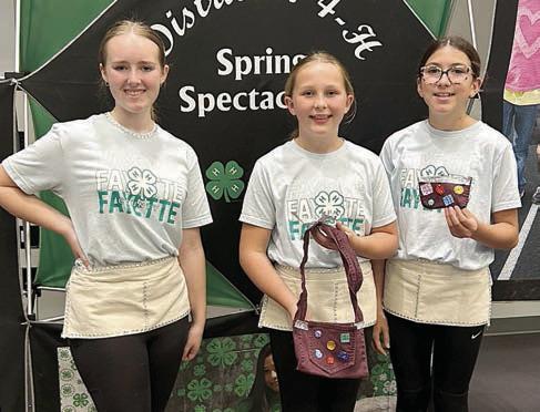 Duds to Dazzle – (from left) Sarita Kinsey, Charli Hadaway and Taylyn Newton.