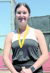 2nd place JV girls’ singles MOLLY RORSCHACH