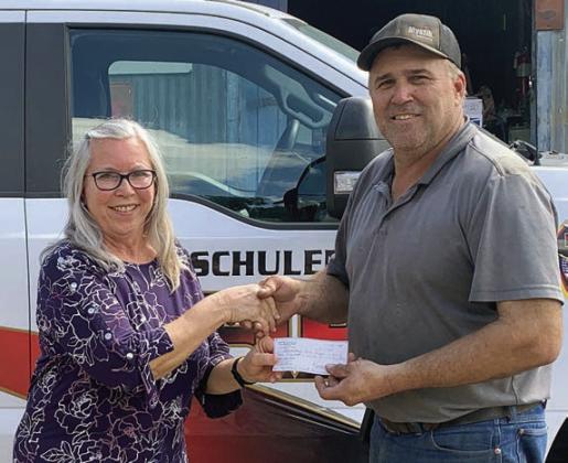 Moravia KJZT donates to fire dept. Moravia KJZT Society No. 44 The Annunciation recently donated to the Schulenburg Volunteer Fire Department. On hand representing the Moravia KJZT was Theresa Rerich and representing the Schulenburg Volunteer Fire Department was SVFD Chief Darren Guentert.