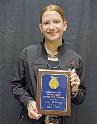 Outstanding Junior FFA Member – Kylee Hoffmann.