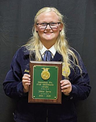 Star Greenhand Award – Jolene Jarvis.