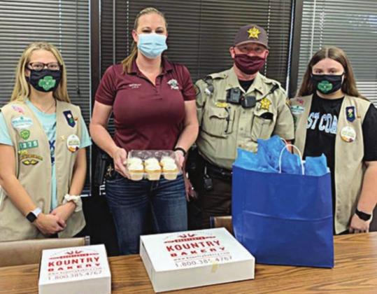 Girl Scouts deliver goodies to FCSO