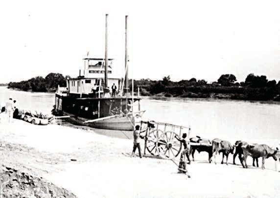 No photos or sketch es exist of the Kate Ward, but this would be a close resemblance. In the early years, the Colorado River in Texas came to be a highway of commerce.
