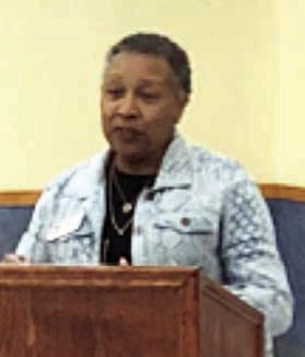 GUEST SPEAK ER at the Fayette County Retired Teachers Association meeting was TRTA president Ella Gauthier. Her topic focused on ways to deal with everyday stress.