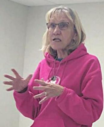 Speaker – Phyllis Venghaus of the Schulenburg/Weimar area Parents As Teachers gave the lunch-and-learn program at NVCC on Monday, Nov. 16