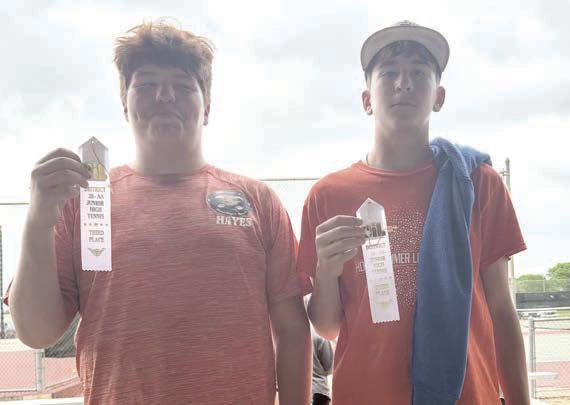 HAYES BAUMGARTEN &amp; KOI PRIHODA 3rd Place Grade 8 Boys’ Doubles