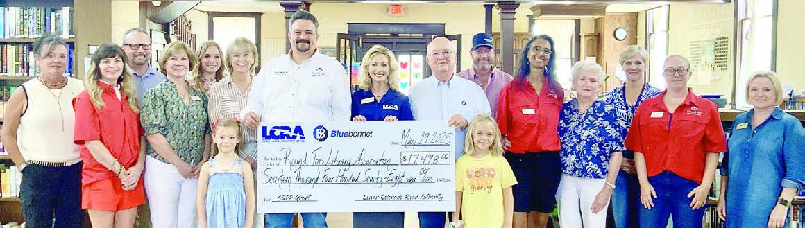 Round Top library gets grant thru LCRA program