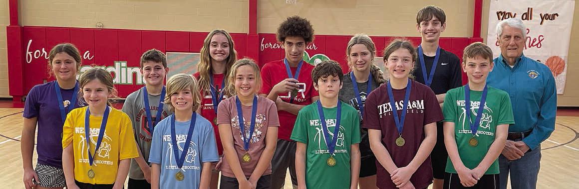 Knights of Columbus district free throw contest winners