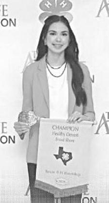 Food Show – Tori Newton, first place overall in the healthy dessert category.