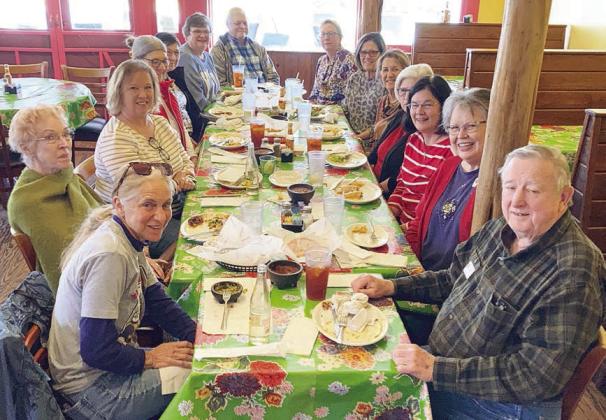 Fayette County Retired Teachers enjoy lunch in Round Top