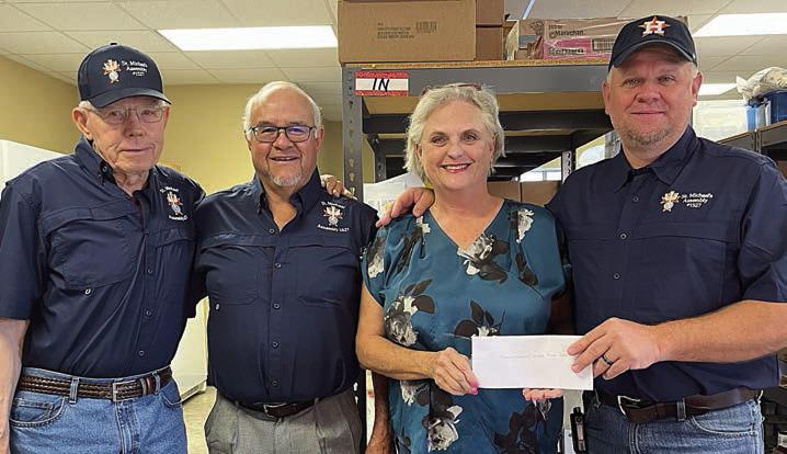 Food Pantry gets donation from KC 4th Degree