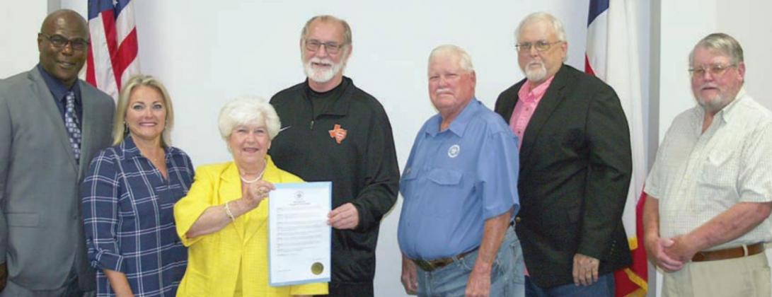 City honors Tidwell with proclamation