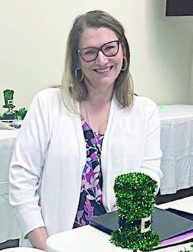 New member Amy Lanouette was welcomed at the Literary Club meeting.