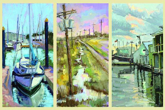 “Plein Air Perspectives: A Texas Trio” is the title of an exhibition that will open on Sunday, Jan. 14 at the Arts for Rural Texas Ross Gallery in Fayetteville.